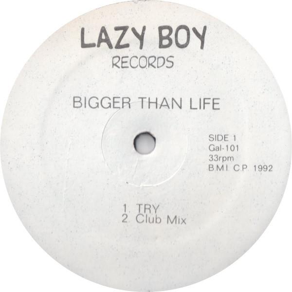

12inch Record BIGGER THAN LIFE - Try GAL101 LAZYBOY 1992 US Dance & Electronica Used
