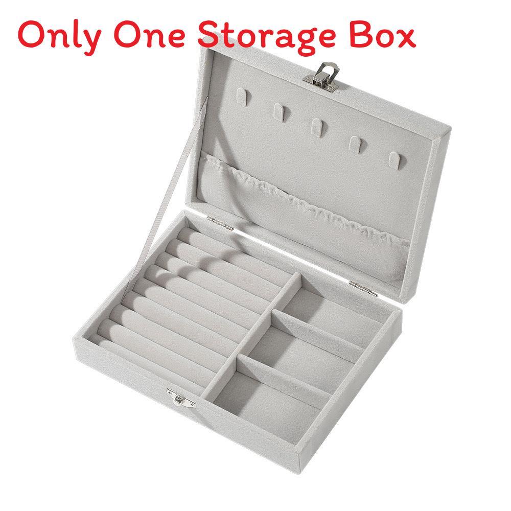 Jewelry Organizer Box With Lock For Necklace Earrings And Bracelets Home Storage Solution