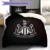 Set Copripiumino Trapuntato con Fantasia Newcastle United F.C. Decorazione per la Casa Regalo (1 * copripiumino + 2 * federe senza imbottitura)