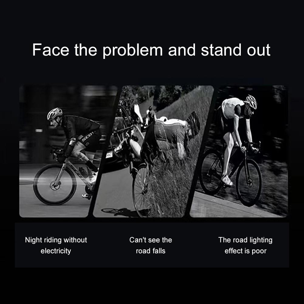 500 Lumen Bike Light Front Waterproof Bike Headlight Rechargeable Front Bike Light 4 Lighting Modes for Road Cycling