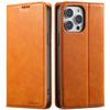 For iPhone 15 Pro Max Wallet Case PU Leather Magnetic Flip Case with Card Holders Stand TPU Inner Shell Cover for iPhone 15 Plus