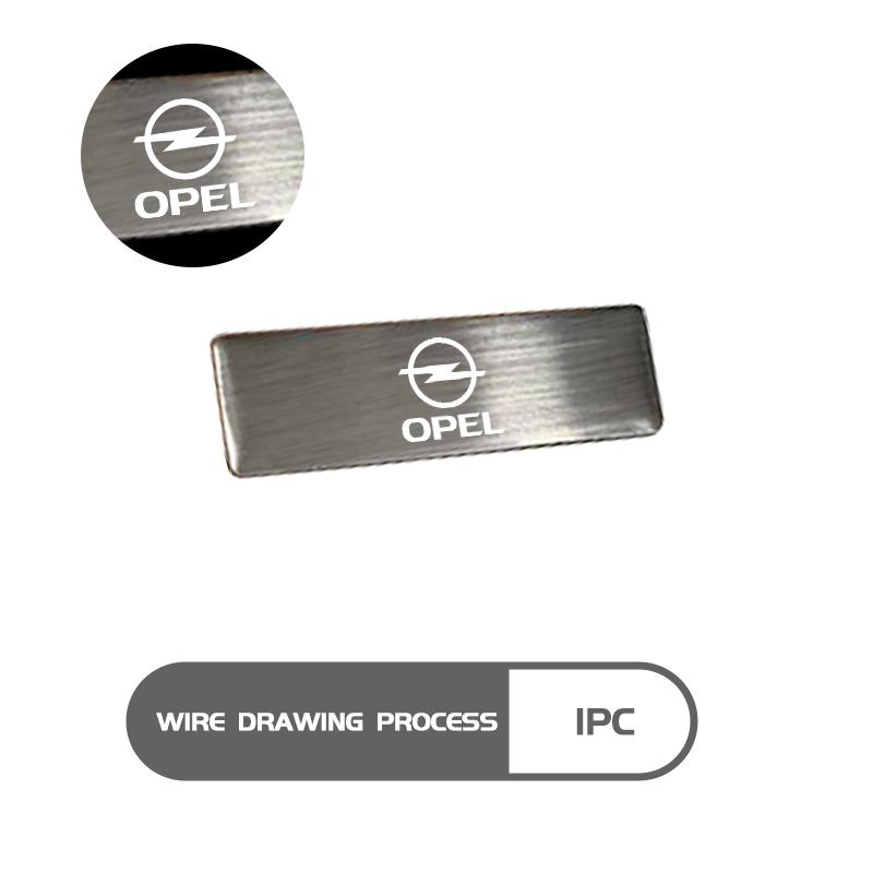 Für Opel Auto Kofferraum Aufkleber Emblem Aluminiumlegierung Außenaufkleber Dekorationszubehör Abzeichen Astra G J F K Vectra C H Corsa