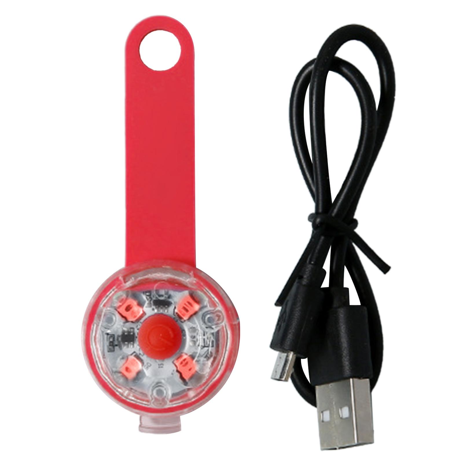 

Светильник для питомца для улицы, USB-зарядка, ошейник для собак, ночной бег, кемпинг, ошейник для собак, подвесной светильник Clipon красный