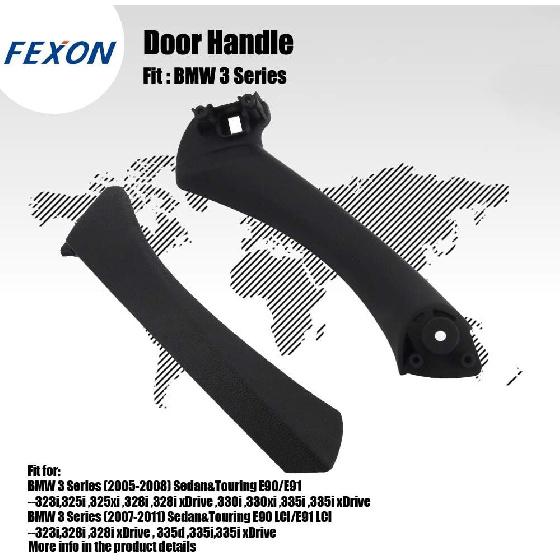 Inner Door Panel Handle and Door Pull Outer Trim Cover 1 Rear Left 2 Front Rear