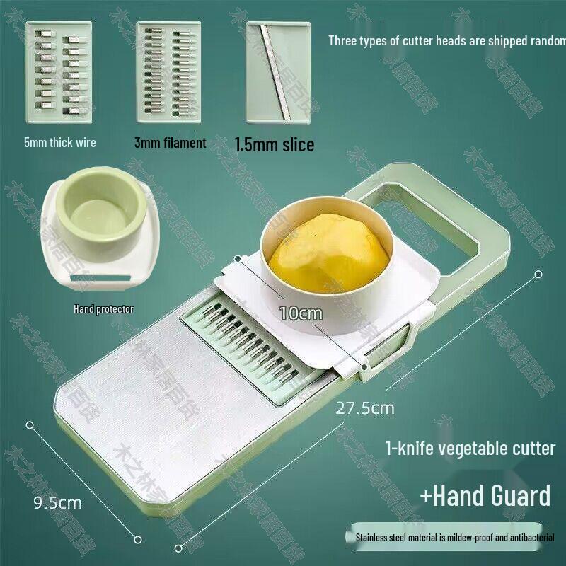 German Multifunctional Vegetable Cutter: Roller Potato Slicer, Shredder, Grater, Grinder, Chopper.
