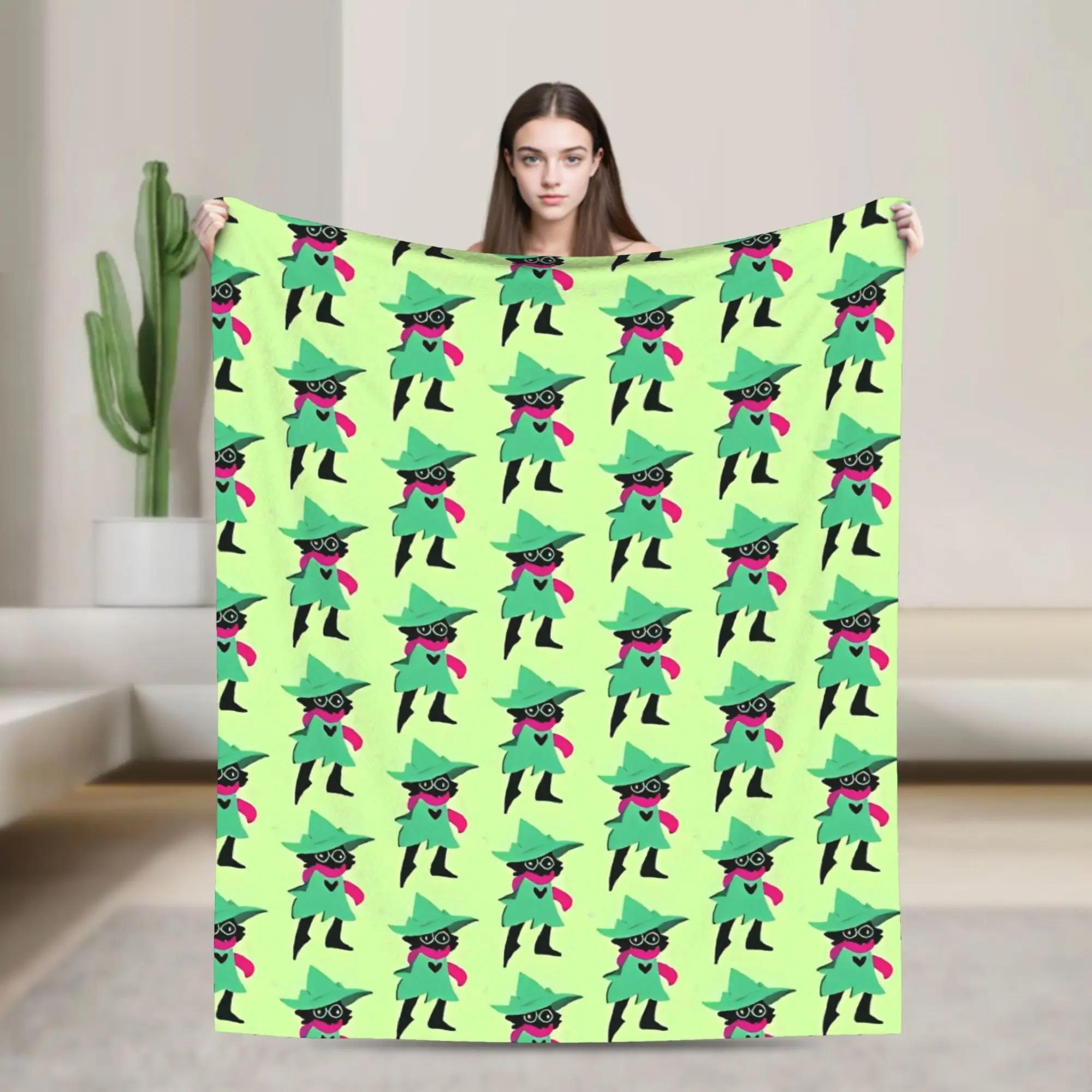 

CARTOON Flannel Blanket, Boho Floral & Heart Pattern Throw, Soft Cozy for Bohemian Home Decor, Warm Sofa Couch Gift 75x90cm