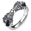 Verstellbarer Vintage Tibetischer Dorje Ring Herren Damen Beschichtet Offener Band Bohemian Schmuck