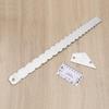Miwayer 3Pcs Set Guitar Neck Ruler String Action Gauge Ruler Notched Straight Edge/for Luthiers Tool