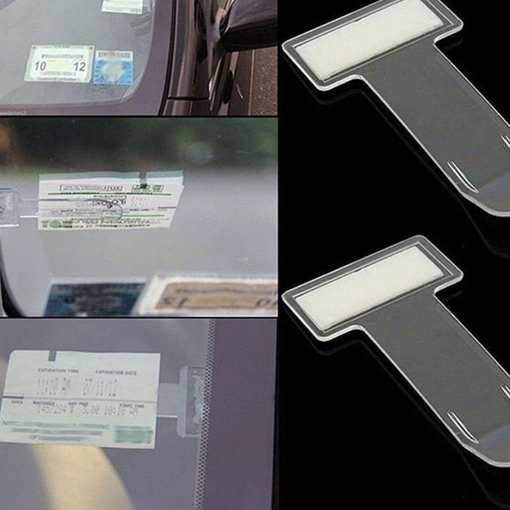 Parking Lot Ticket Holder, Car Window Ticket Holder | Parking Permit Ticket Holder, Transparent