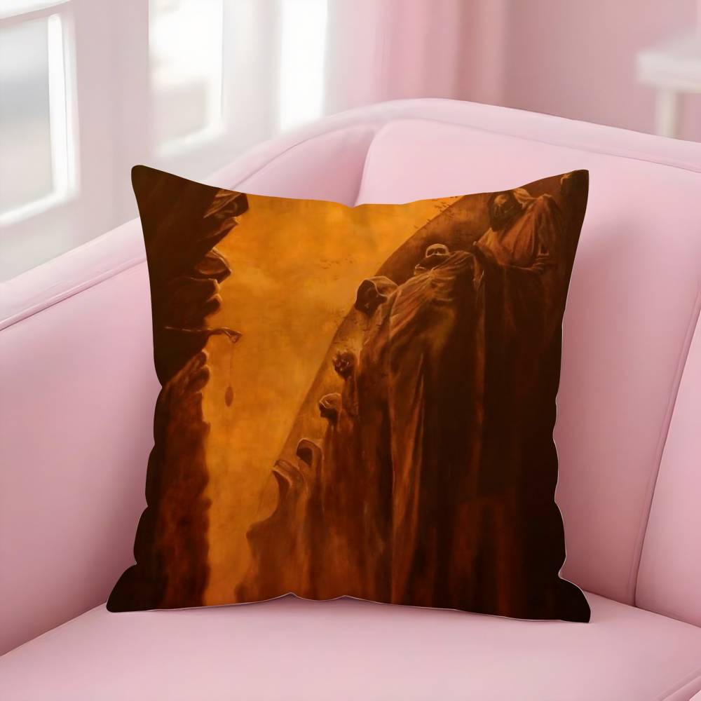 Hot Art Z-Zdzislaw BeksinskiS Pillow Case Soft Plush Fabric Double Sided Print Decorative Home Living Room Gift Cushion