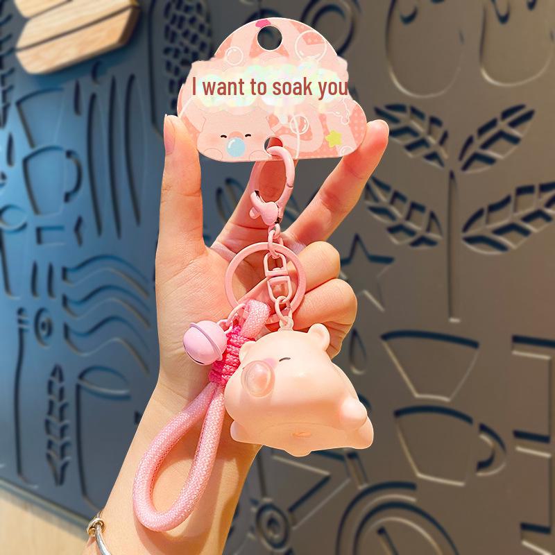 

Брелок-кукла в виде пузыря для снятия стресса: Креативный подарок для пар и школьных портфелей