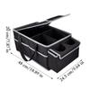 Trunk Organizer For Car Car Trunk Storage Organizer With Multiple Compartments Cup Holder Foldable For Travel Interior Bed Road
