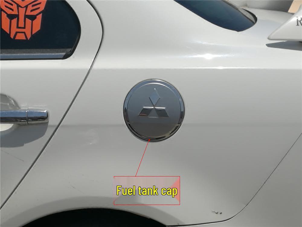 Otai Stainless Steel Fuel Tank Sticker for Mitsubishi Lancer