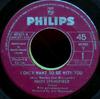 7inch Record DUSTY SPRINGFIELD - I Only Want To Be With You 40162X Philips 1963 Canada Soul/Funk Used