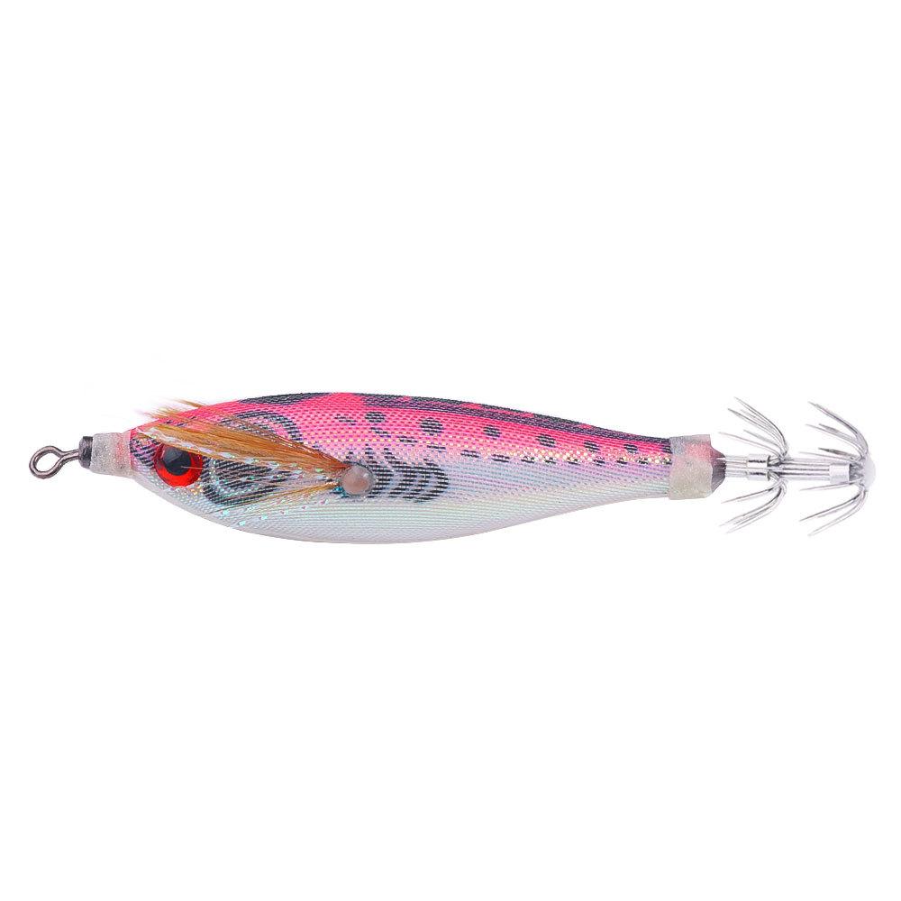 Eight-Band Special Slow-Sinking Luminous Wooden Shrimp Lure8CM 5.8GHard Bait Bionic Fake Bait Cuttlefish Octopus Fake Bait