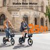 Engwe Bicicletă Electrică Pliabilă cu Fermoar 16 Inch Motor 250W Baterie Detasabilă 36V 10Ah 25km/h E-Bike de Oraș cu 7 Viteze & Powerbank