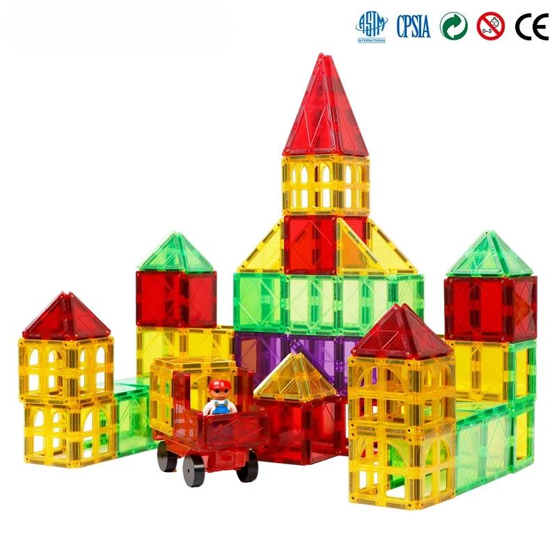 Blocuri Magnetice de Construcție Seturi Plăci Magnetice Puternice Copii DIY Jucării Educative pentru Copii Cadou de Crăciun