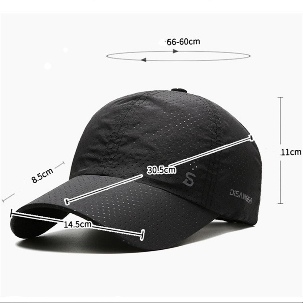 1pc Original Design Running Cap Thin Quick Drying Breathable Duck Tongue Outdoor Men's Sun Summer Fishing Visor Baseball Cap