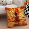 Popular Chinese Mytho Animation NNezha Cushion Cover Throw Pillow Cover Hidden Button Durable Polyester Chair Cushion