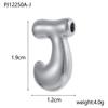 CARLIDANA Hot Sale Stainless Steel Capital Letter Alphabet Irregular Bubble Initial Pendant Charms For DIY Jewelry Necklace