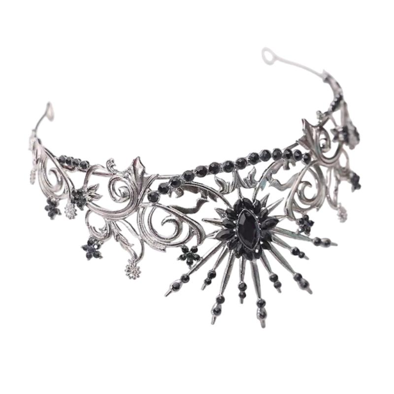 

Baroque Styles Bridal Crowns Hairband Dazzling Rhinestones Headpiece For Weddings Parties Special Event Celebration 1
