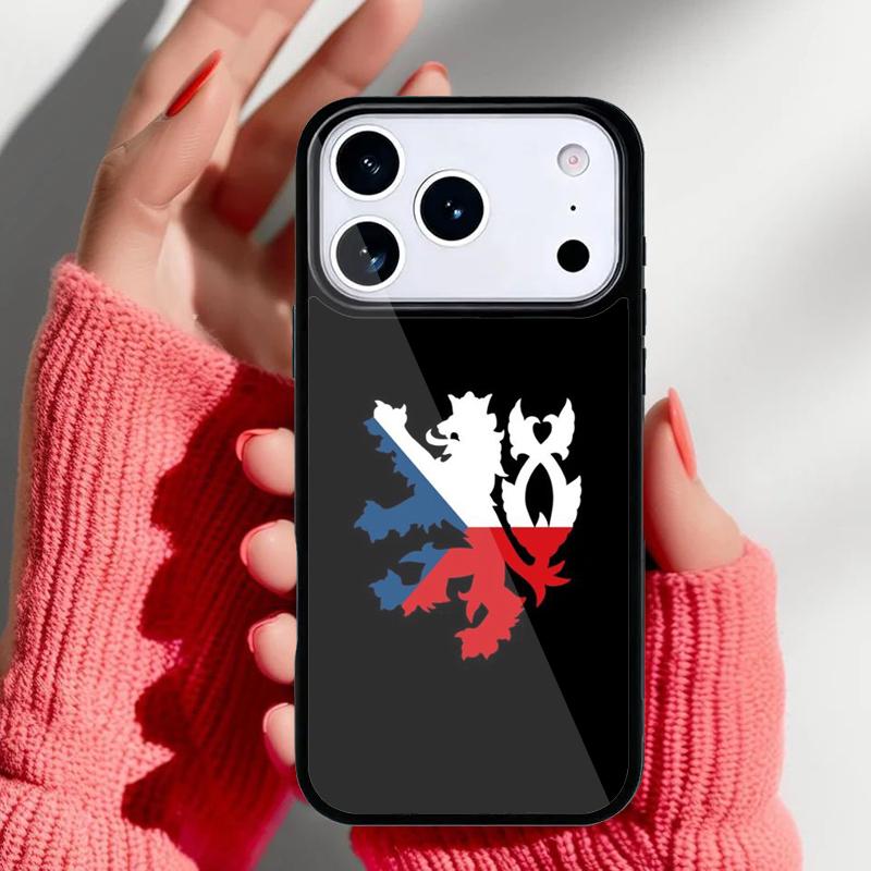 

Czech Republic Czech Flag Phone Case for iPhone 17 16 15 14 13 Pro Max Back Cover for 12 11 Pro Coque iPhone Air
