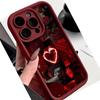 Flame Love Apple 14Plus Mobile Phone Case iPhone13/12 Cool 15Promax Soft Case 11/xs Niche