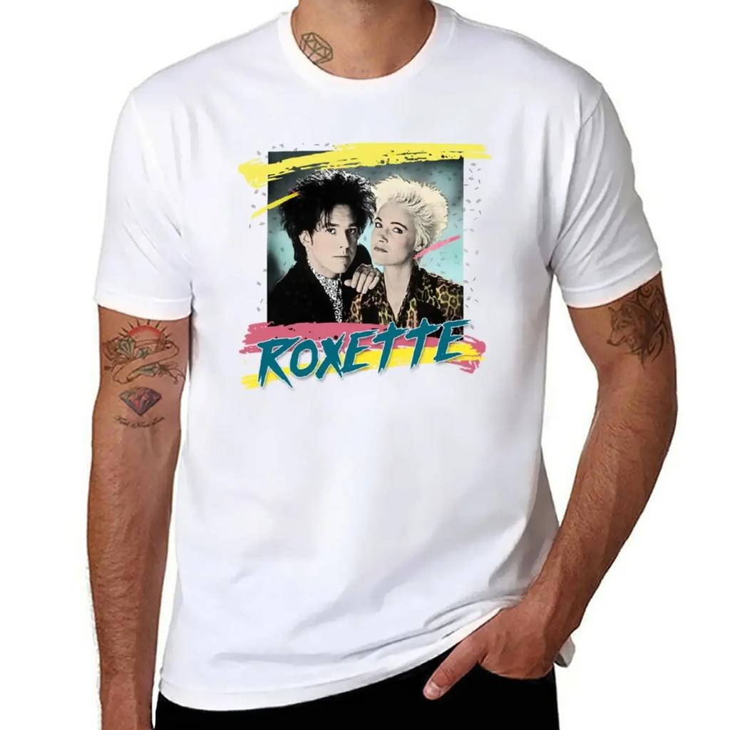 Roxette T-Shirt hippie clothes plain funny t shirts for men