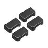 4pcs Rear Seat Slide Rail Anti-Kick Rubber Plug Protective Cover Cap Auto Car Interior Accessories for Tesla Model Y Model 3