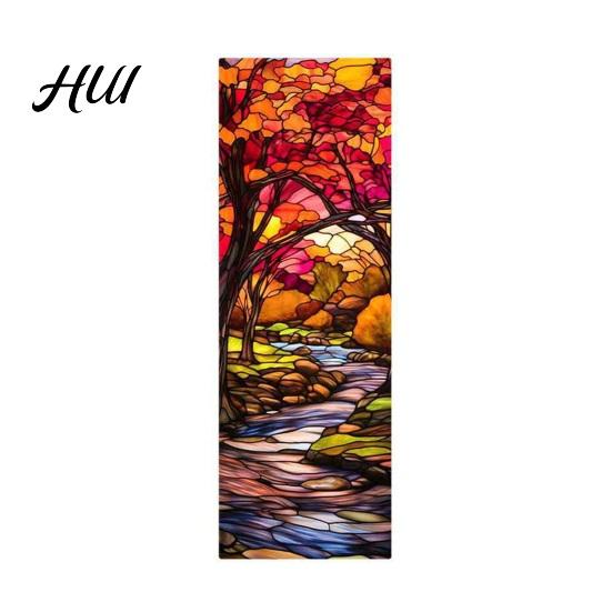 Gift for Book Lovers Stained Glass Flower Bookmark, Floral Acrylic Suncatcher Lightweight Bookmark Plant Page Marker, Gifts Bookish, Women Dreamy