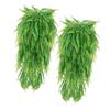 2pcs Green Artificial Green Foliage 31.50in Artificial Leaf Decor Decorative Fake Plants  Garden