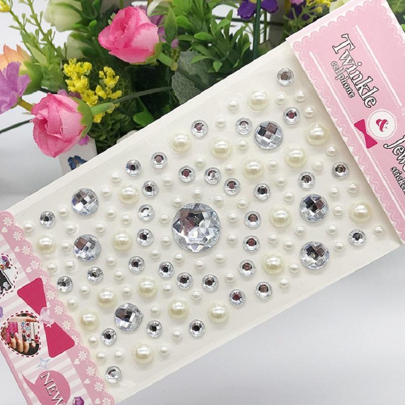 New Stickers On The Face Rhinestone Makeup Bright Face Art Sticker Children's Temporary Tattoo Rhinestone for Strasse Makeup