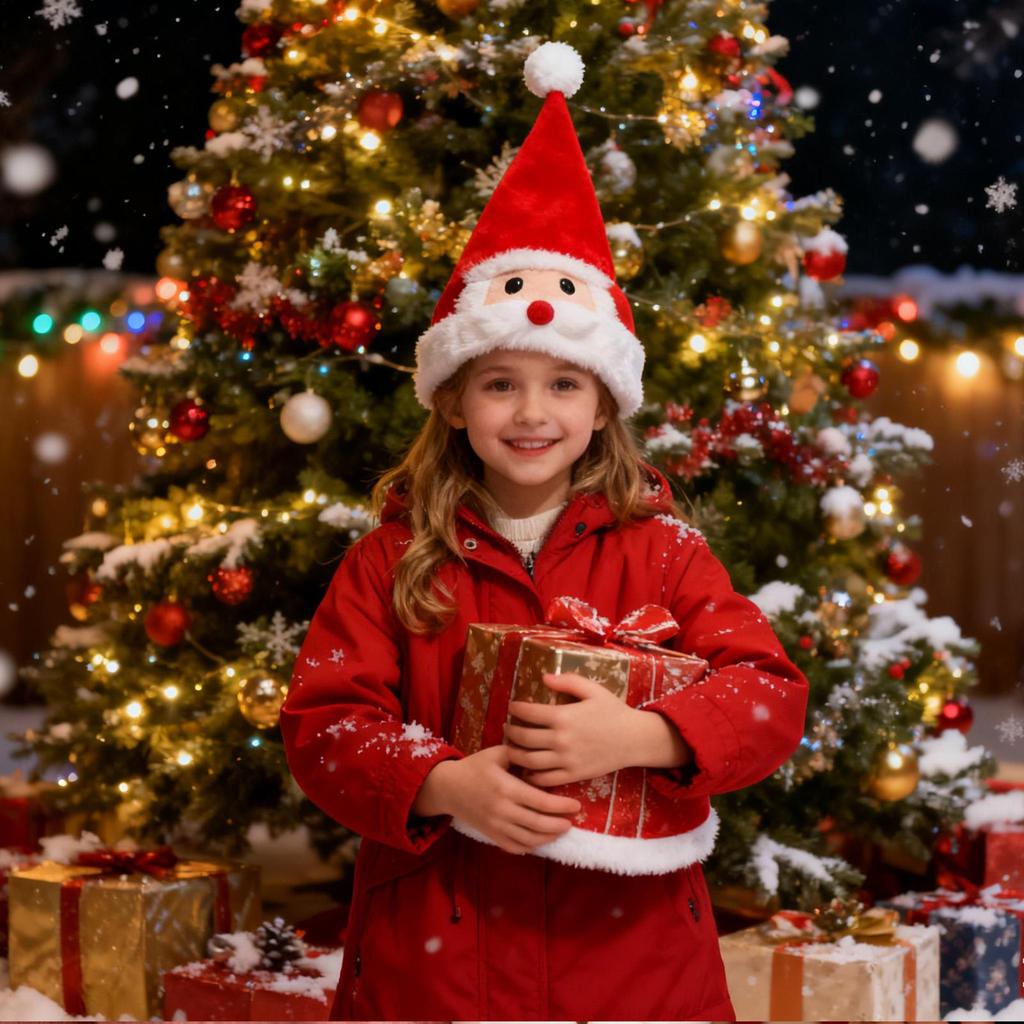 Interactive Plush Christmas Character Hat Electric Penguin Santa Claus Christmas Hats With Light Funny Party Headwear Props