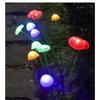 Solar Powered 6/8/10 LED Jellyfish Mushroom Lights, Garden Landscape Lights, Outdoor Lawn Lights, Holiday Garden Decorative Lights