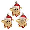 Festive Holiday Decorations Lightweight Christmas Tree Ornaments Festive Christmas Tree Ornaments Set Hand-painted Hat for Home