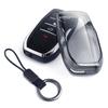 Slim Car Key Fob Case Cover Keychain For Toyota Grand Highlander Camry Corolla Yaris Cross bZ4X Prius Mirai Hilux Sienna Tundra
