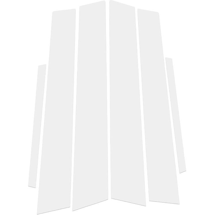 Door Pillar Window Trim for Honda Civic Sedan 2005-2011 / Car Front Rear Left Right Side Outer Post Pillar Trim Cover/Anti Scratch Stickers / 6 Pcs