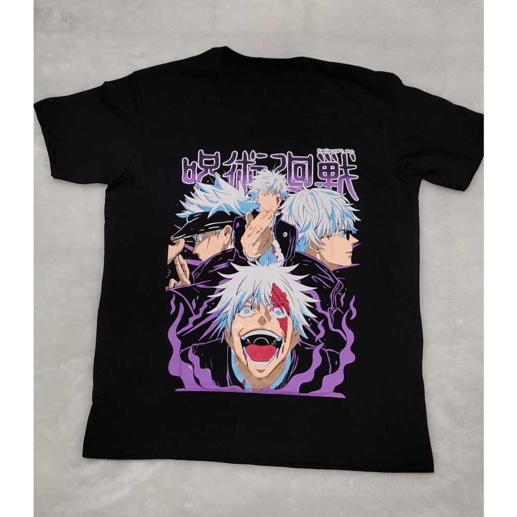

Gojo Satoru Jujutsu Kaisen Japanese Anime Men Women Summer T-Shirt Harajuku Vintage Short Sleeve Loose Casual Comfort Y2k Top 4XL
