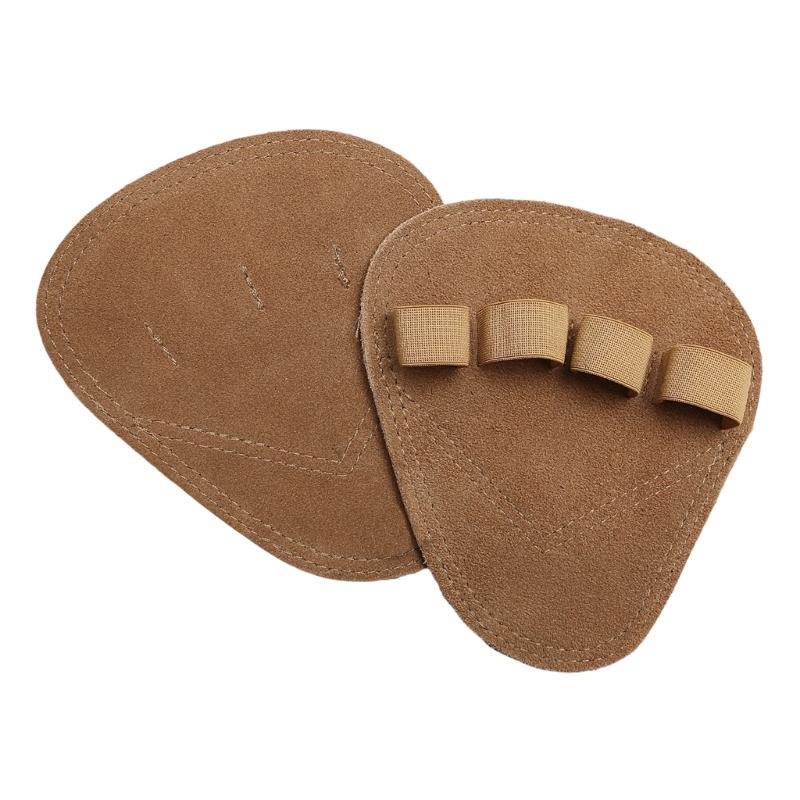 Fitness Gym Grip Pad Weight Lift Gym Grip Pad Lift Grip Gym Workout Gloves Sports Hand Protector Easy to Use коричневый