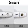 4PCS Car Door Lock Eye Stickers Protect Against Dirt Stickers For Porsche 911 Cayenne Carrera-GT 928 Panamera Boxster Macan 918