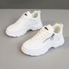 New Autumn, Spring and Summer Breathable Inner Height Increase Thick Sole Solid Color Wear-resistant Breathable Student Board Shoes