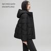SNOWFLYING Women's Hooded Short Down Jacket