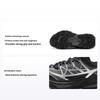 Li Ning CF Su Yi Jie 2 Deportes al Aire Libre Cómodo Amortiguación Rebote Caña Baja Zapatos de Senderismo Unisex Zapatos de Senderismo Negro Plata AHTV039-2
