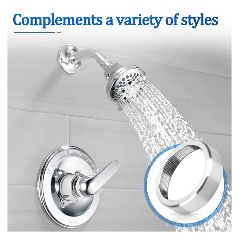 Easy Installs Shower Valves Bonnet Nut Rustproof Metal Replacement Part Shower Cartridges Bonnets for RP22734 Series