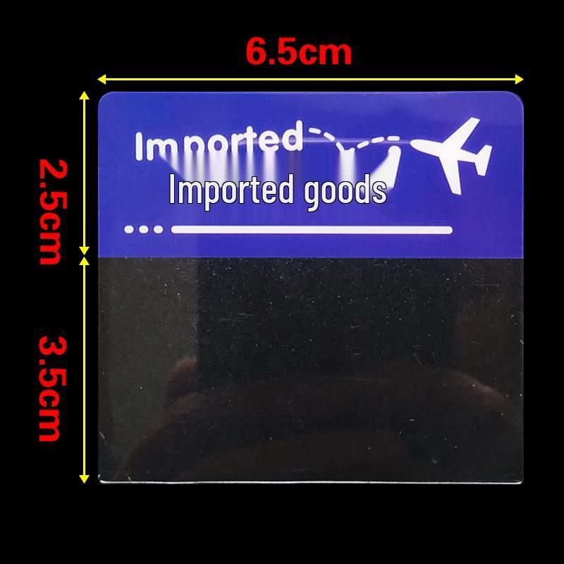 Transparent PVC Shelf Label Sleeve for Pharmacy and Baby Store Price Tags