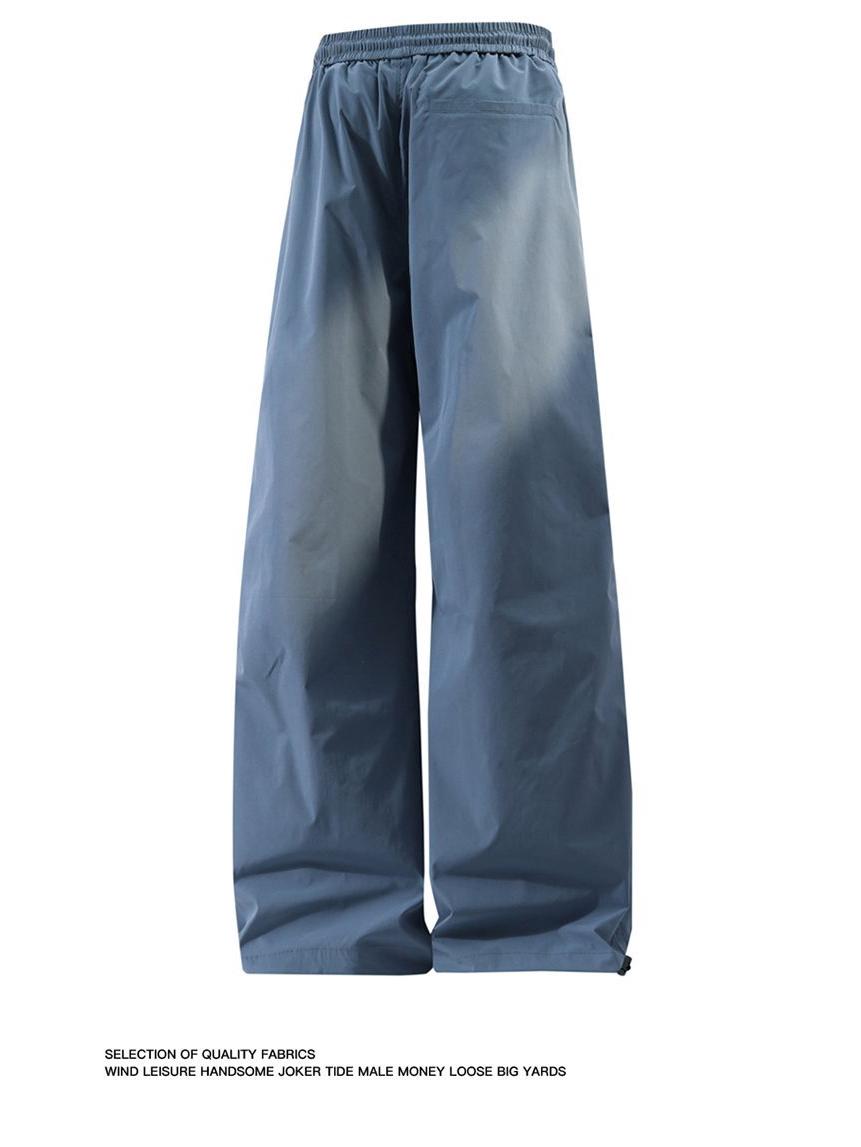 

Men s Trendy Casual Straight-Leg Sports Pants - Lightweight, Breathable, and Versatile with Drawstring for Spring/Summer. M