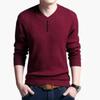 Spring Autumn Men Long Sleeve Basic Striped Sweaters Fashion Korean Male Clothes Loose Bottoming Casual Knitted Pullovers Tops