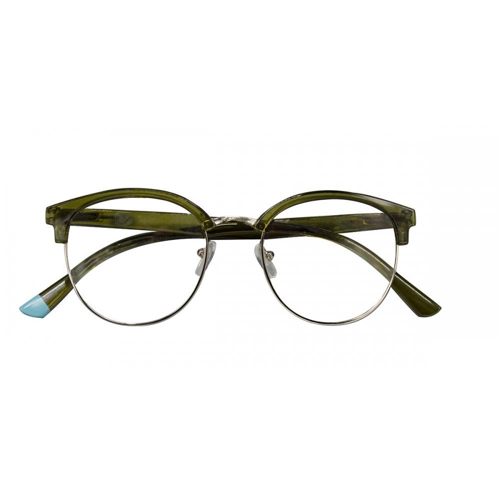 

Croon Berlin Army Green Unisex Eyeglasses Army Green/Silver/+1.00