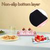 3 Pcs Resin Decorative Tray Bow Jewelry Tray Dessert and Cake Storage Trays Vintage Necklaces Earrings Display Plate for Women