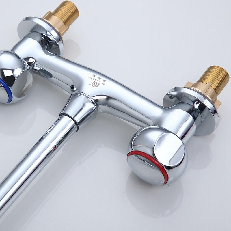 G Xingangquan Old-Style Cold & Hot Double Handle Kitchen Faucet